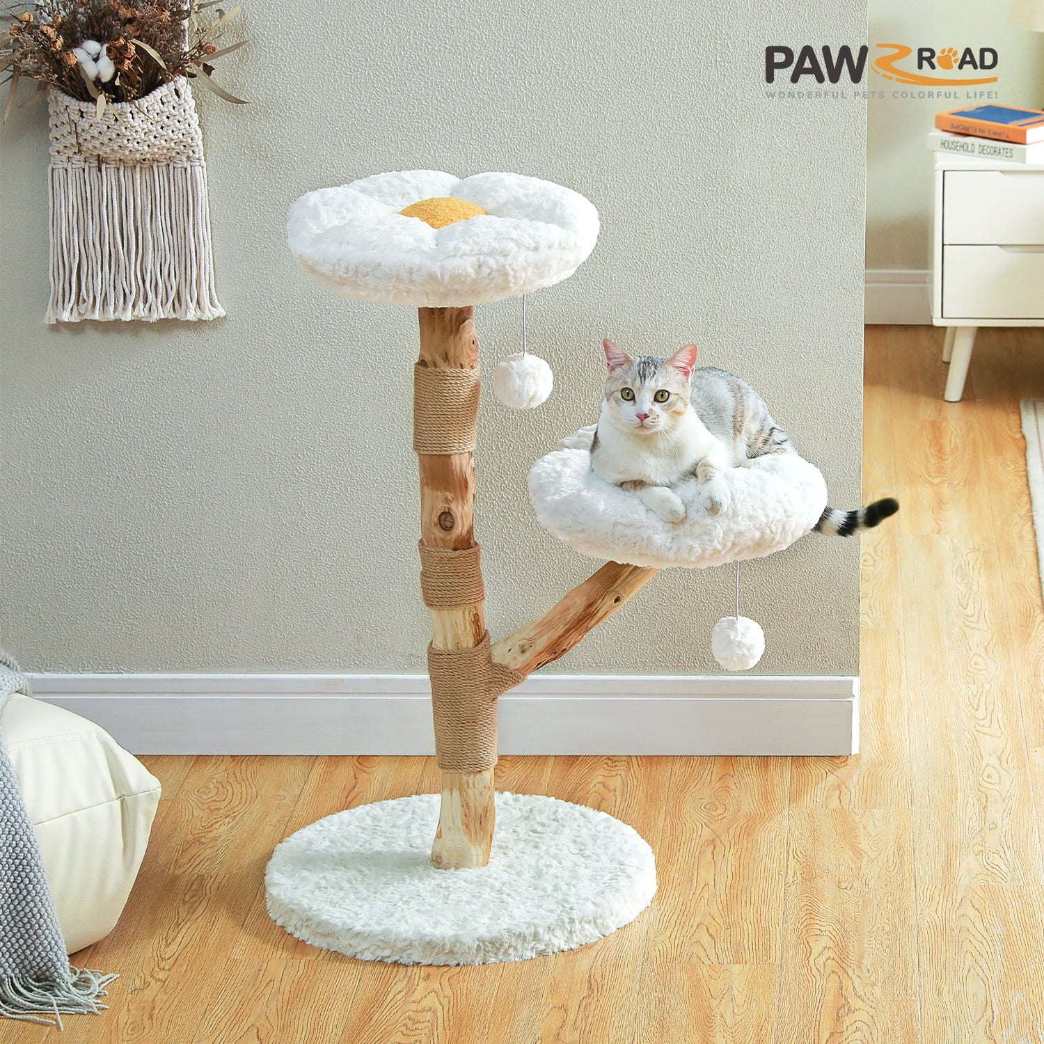 Arbre à Chat Fleur pour Intérieur